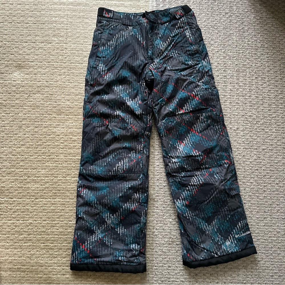 Columbia Ski Pants Omni Shield Youth Size 14/16 Lined Snow Pant Outgrow System